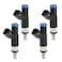 INFINAUTO Fuel Injector Engine Fuel Injection Nozzle No4891577AC for Dodge Avenger 20082014 24L for Dodge Caliber 20L 24L 20072010 Black 4 Pcs