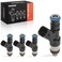 A-Premium APremium Fuel Injectors Set of 4 Compatible with Ford Fiesta 20122019 16L Naturally Aspirated Replace BE8Z9F593A BE8Z9F593B