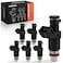A-Premium APremium 12 Holes Set of 6 Fuel Injectors Compatible with Honda Pilot 2012 2013 2014 2015 35L Replace 16450RN0A01