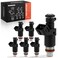 A-Premium APremium 12 Holes Set of 6 Fuel Injectors Compatible with Honda Pilot 2012 2013 2014 2015 35L Replace 16450RN0A01