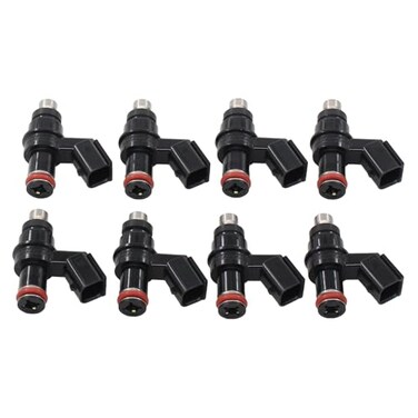 ApplianPar 8Pcs Fuel Injector for Suzuki GSXR1000 E03 GSX1300R E3 E28 E33 Throttle Body HoseJoint