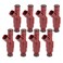 INFINAUTO Fuel Injector Engine Fuel Injection Nozzle No53031740AA for Dodge for Ram 2500 0102 59L for Dodge Durango 59L 20022003 Red 8 Pcs