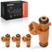A-Premium APremium Set of 4 Fuel Injectors Compatible with Saab 93 20002003 20L 23L 95 20002009 23L Replace 0280156023