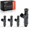 A-Premium APremium Fuel Injectors Set of 4 Compatible with Mazda 3 20042009 20L 23L Replace LF6213250