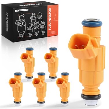 A-Premium APremium Set of 6 Fuel Injectors Compatible with Saab 93 2006 2007 2008 2009 28L Replace 12581682