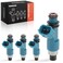 A-Premium APremium Set of 4 Fuel Injectors Compatible with Subaru Impreza 20122014 20L Crosstrek 20162017 XV Crosstrek 20132015