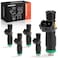 A-Premium APremium Set of 5 Fuel Injectors Compatible with Volkswagen Jetta 20052006 Beetle 20062007 25L