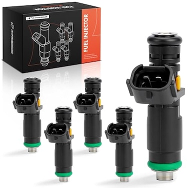 A-Premium APremium Set of 5 Fuel Injectors Compatible with Volkswagen Jetta 20052006 Beetle 20062007 25L