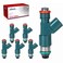 AISHAN 6PCS Fuel Injectors 4 Holes Compatible with Volvo S80 XC90 20072014 V70 20082010 XC60 20102014 XC70 20082014 XC90 20072013 L6 32L Replace 30777501 LR001982