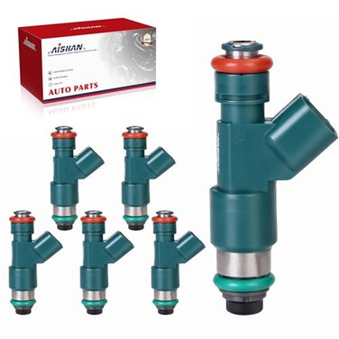 AISHAN 6PCS Fuel Injectors 4 Holes Compatible with Volvo S80 XC90 20072014 V70 20082010 XC60 20102014 XC70 20082014 XC90 20072013 L6 32L Replace 30777501 LR001982