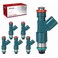 AISHAN 6PCS Fuel Injectors 4 Holes Compatible with Volvo S80 XC90 20072014 V70 20082010 XC60 20102014 XC70 20082014 XC90 20072013 L6 32L Replace 30777501 LR001982