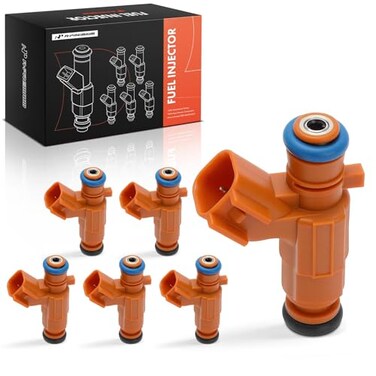 A-Premium APremium 8 Holes Set of 6 Fuel Injectors Compatible with Cadillac SRX Saab 95 2010 2011 28L