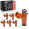 A-Premium APremium 8 Holes Set of 6 Fuel Injectors Compatible with Cadillac SRX Saab 95 2010 2011 28L