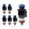 HiSport 0280158313 Fuel Injectors Compatible with Jeep Cherokee 32L V6 2014 2015 2016 2017 4 Holes Replace 4627794AA 6PCS
