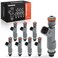 A-Premium APremium 4 Holes Set of 8 Fuel Injectors Compatible with Volvo XC90 20052011 S80 20072010 44L Replace 86536080