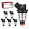 AISHAN 6PCS Fuel Injectors 1 Hole Compatible with Mercury Outboard 150hp DFI Optimax Mariner 135200 HP Optimax Outboard 135HP 150HP 175HP 2000 2001 2002 2003 2004 2005 2006 Replace 37003804841