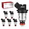 AISHAN 6PCS Fuel Injectors 1 Hole Compatible with Mercury Outboard 150hp DFI Optimax Mariner 135200 HP Optimax Outboard 135HP 150HP 175HP 2000 2001 2002 2003 2004 2005 2006 Replace 37003804841