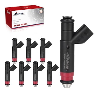 AISHAN 8PCS Fuel Injectors 2 Holes Compatible with Jeep Grand Cherokee 2001 for Dodge Durango Dakota 20012003 for Ram 1500 2002 2003 V8 47L Replace 53032145AA 81212144