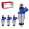 AISHAN 4PCS Fuel Injectors 1 Hole Compatible with Ford Probe 19901992 for Mazda Miata 19901993 MX3 19941995 MX6 626 1990 1991 1992 Replace 1955001970