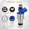 AISHAN 4PCS Fuel Injectors 1 Hole Compatible with Ford Probe 19901992 for Mazda Miata 19901993 MX3 19941995 MX6 626 1990 1991 1992 Replace 1955001970