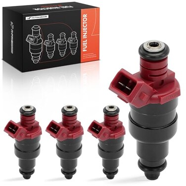 A-Premium APremium Fuel Injectors Set of 4 Compatible with Volkswagen Jetta 1999 Combi 199319992001 Derby 19982005 Panel 19952001 Van 2003 18L Replace BAC906031