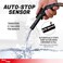 TERA PUMP Automatic Fuel Transfer Pump 5th Gen AutoStop Sensor 39 Strong Vinyl Hose Flexible Intake Hose Fits All Universal Threaded Adapter Transfers 27 GPM for Gasoline Diesel E85 E15
