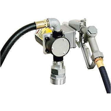 Lumax LX1375 Diesel Fuel Transfer Pump Kit 8GPM 12V DC Ideal for transferring Diesel Light Oils and Kerosene Delivers up to 8 GPM 30 LPM SelfPriming Pump with Direct Transmission
