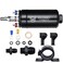 EVIL ENERGY External Inline Fuel Pump Electric 300LPH High Flow 12V with 60MM Bracket Clamp Black