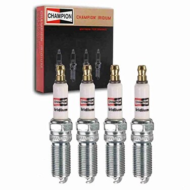 Sixity Auto 4 pc Champion Iridium Spark Plugs compatible with Ford Fiesta 16L L4 20112019