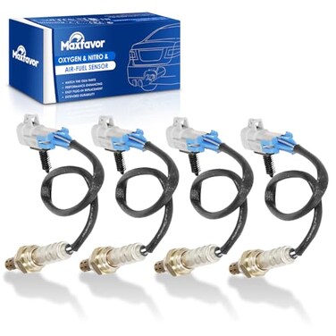 Maxfavor 2Pcs Upstream and 2Pcs Downstream O2 Oxygen Sensor Replacement for 2005 2004 2003 Chevy Avalanche Silverado Suburban 1500 Tahoe Cadillac Escalade GMC Sierra 1500 Yukon 53L O2 Sensor 2344668