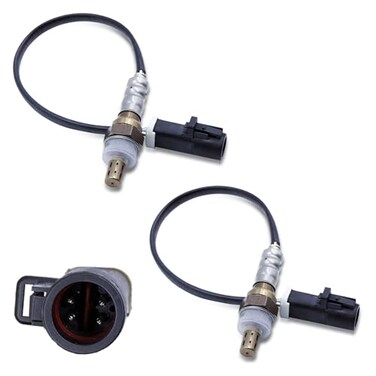 HHGKPVX O2 Oxygen Sensor 15717 Downstream Upstream Compatible with 19902014 Ford F150 F250 F350 Ranger Explorer Escape E150 E250 Mazda Lincoln Mercury Jaguar Oxygen Sensors 15716 15664 2Pcs
