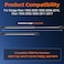 Euplokeer 4B671122 4B671122 Hood Strut Lift Support Compatible with Dodge Ram 1500 2500 3500 20092010 Ram 1500 2500 3500 20092020 Replace 5537 2572AB 55372572AB Pack of 2PCS