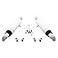 Monroe MaxAir MA776 Air Adjustable Air Shock Absorber Pack of 2 for Ford Explorer