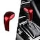 ANFOKAS Compatible with Mazda CX5 CX9 CX3 6 3 Accessories Car Gear Shift Knob Cover Trim Cap Gear Panel Gears Sporty Interior Decoration Sticker Red