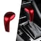 ANFOKAS Compatible with Mazda CX5 CX9 CX3 6 3 Accessories Car Gear Shift Knob Cover Trim Cap Gear Panel Gears Sporty Interior Decoration Sticker Red