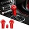 JeCar Gear Shift Knob Cover Trim for Ford Mustang 2015 2016 2017 2018 2019 2020 Red