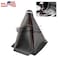 EZAUTO WRAP Universal Shift Knob Shifter Boot Cover Black with Red Stitches PVC Leather MT at Sport PVC Leather
