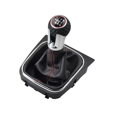 Malcayang 6 Speed Car Gear Shift Knob for Golf 5 6 MK5 MK6 GTI GTD R32 R20 20042013Gear Lever Shift Knob with Boot Cover 6 Speed