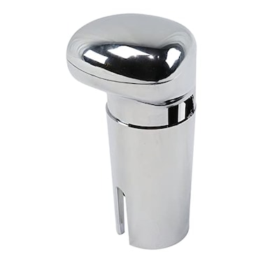 YSHAP Chrome Shift Knob Kit with Chrome Lower Plastic Sleeve 1318 for Eaton Fuller Peterbilt Kenworth Freightliner Shift Cover Knob