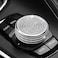 MICROCK Bling Accessories for BMW 1 2 3 5 7 Series X1 X3 X5 X6 Media iDrive Control knob Cover Rhinestone Crystal Inner Diameter 169in Height 07in