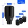 Amazing AUTO Black 5 Speed Weighted Manual Universal Automatic Gear Shifter Shift Knobs Lever Compatible with Manual Cars Most Automatic Cars