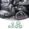 Linskip Dashboard Control Knob Trim Set for Ford Bronco 20252021 Aluminum Switch Knob Covers for Bronco Interior AccessoriesGreen