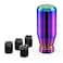 Amazing AUTO Multicolor 6 Speed Weighted Manual Automatic Gear Shifter Shift Knobs Lever with 4 Metal Adapters Fit Compatible with Manual Cars Most Automatic Cars