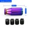 Amazing AUTO Multicolor 6 Speed Weighted Manual Automatic Gear Shifter Shift Knobs Lever with 4 Metal Adapters Fit Compatible with Manual Cars Most Automatic Cars