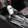 muge racing Ghost Shift Knob Aluminum Weighted Automotive Gear Shift Manual knobs Lever with 3 Threaded Adapters M8 M10 M12 x 125 Universal for Vehicle Funny Cool Spooky Car Accessories White