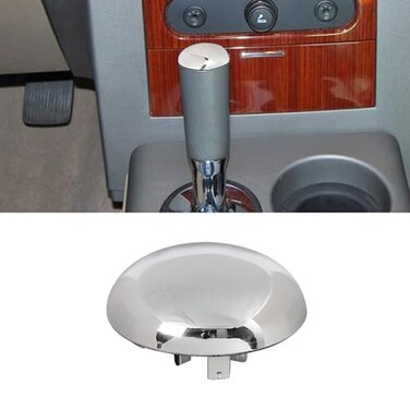 OICCTBF Shifter Knob Chrome Cap Compatible with for Ford F150 2007 2008 2009 2010 2011 2012 AccessoriesAutomatic Transmission Gear Shift Lever Stick Handle Shifter Protector Cap Replacement