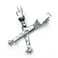 HTTMT MT241020ACD Chrome CNC Aluminum Black Brake Clutch Skull Zombie Lever Compatible with Harley Davidson Sportster Softail
