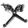 MTCRIGHTER for Kawasaki Ninja 500 Z500 2024 2025 Modified CNC Aluminum Alloy Length Adjustable Foldable Brake Clutch Lever Accessories Black