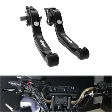 xitomer CNC Motorcycle Adjustable Brake Clutch Levers Fit for DR650 2024 2023 2022 2021 2020 2019 2018 2017 2016 DR650 2015 2014 2013 2012 20112024 Foldable Extendable Motorcycle Handle Levers