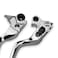 Xastro Chrome Silver Brake Clutch Lever Hand Levers Compatible with Harley Sportster 883 1200 Harley Davidson Dyna Softail Road King Touring Fat Bob Electra Glide